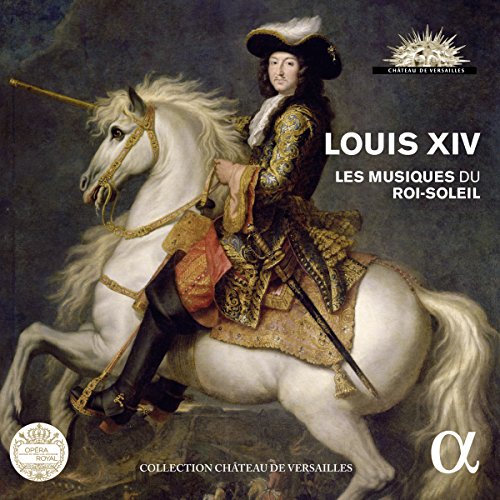 Louis XIV on horseback, album cover for classical music CD.