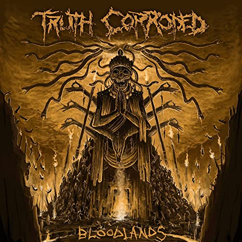 Dark album cover featuring a skeletal figure with snakes and flames.