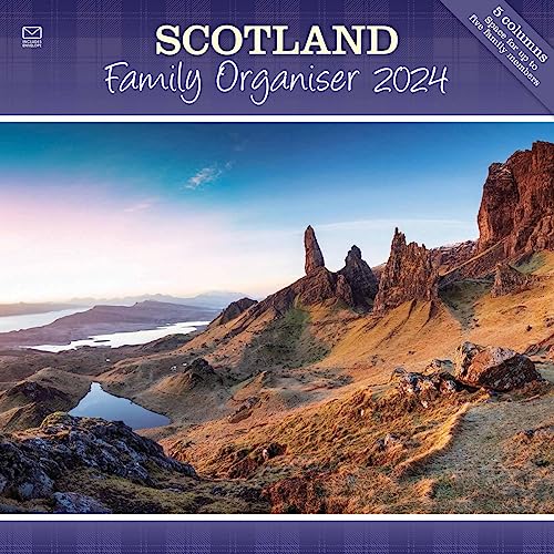 Scotland Family Organiser Wall Planner 2024
