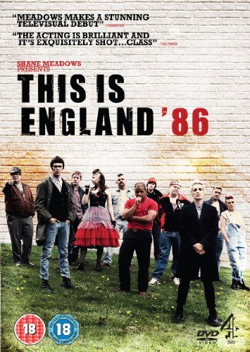This Is England '86" DVD cover with group portrait and brick wall.