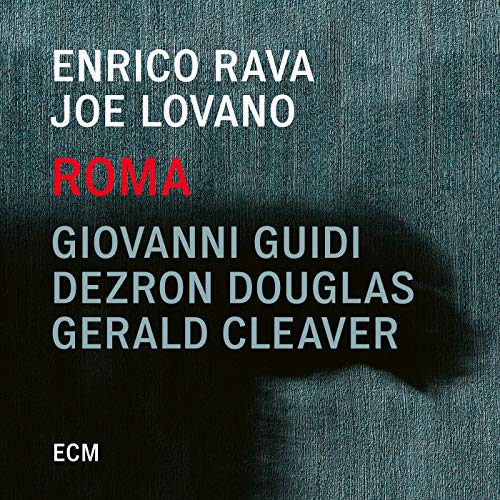 CD cover for Enrico Rava & Joe Lovano’s “Roma” with artist names.