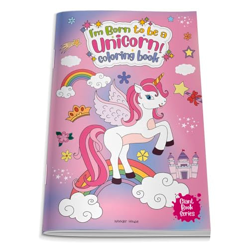 I am Born to be a Unicorn Coloring Book