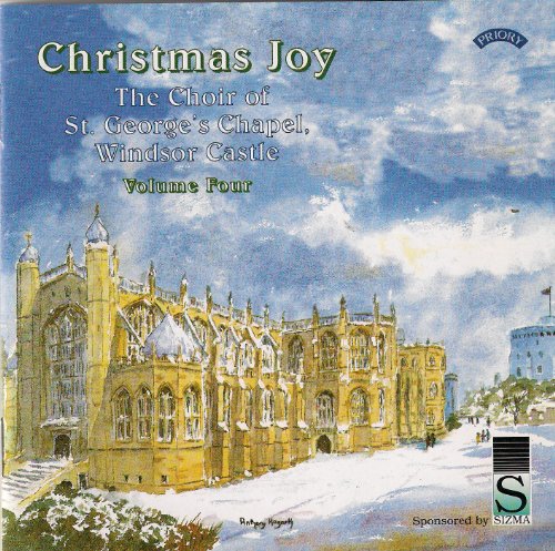 CD cover for “Christmas Joy - Vol. 4” featuring Windsor Castle in snow.