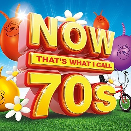 CD cover for “Now That’s What I Call 70s” with 70s toys.