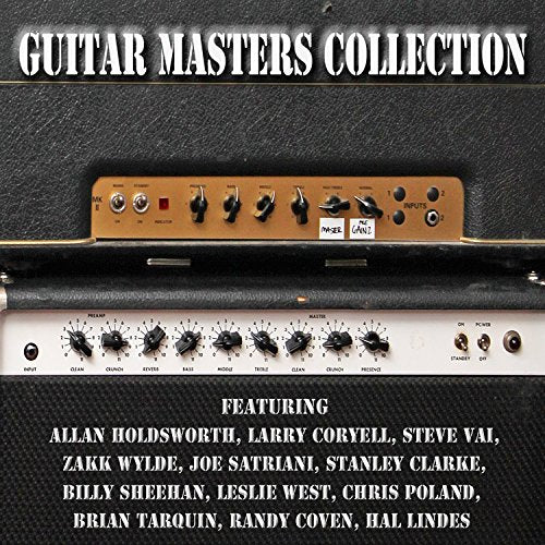 CD cover featuring a guitar amplifier and names of featured artists.