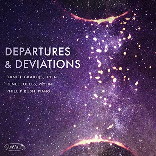 CD cover for “Departures & Deviations” by Daniel Grabois and Ren.