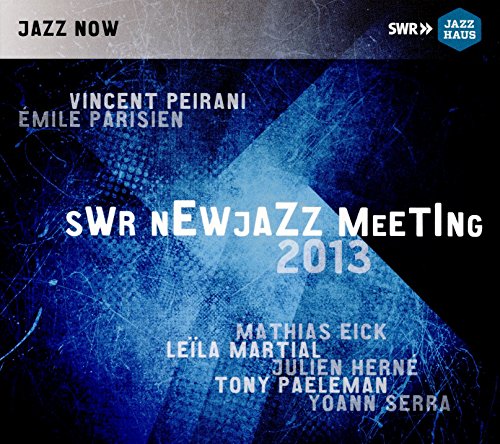 CD cover for “SWR Newjazz Meeting 2013” with blue and white design.