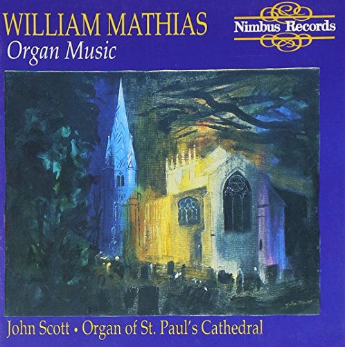CD cover: painting of a church at night, with text “Organ Music.”