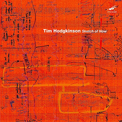 CD cover: orange background with musical sketches and text “Tim Hodgkinson.”