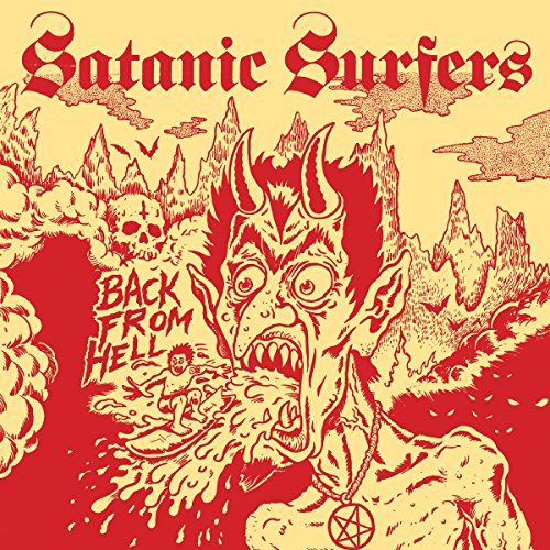 CD cover: red demonic figure with mountains and "Back From Hell" text.