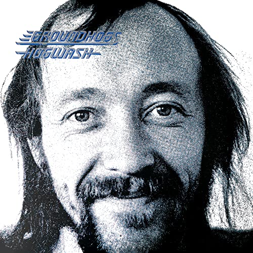 Close-up portrait of a man with long hair, album cover art.