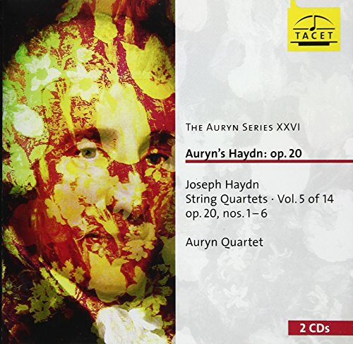 CD cover for Auryn Quartet’s Haydn: String Quartets, Vol. 5.