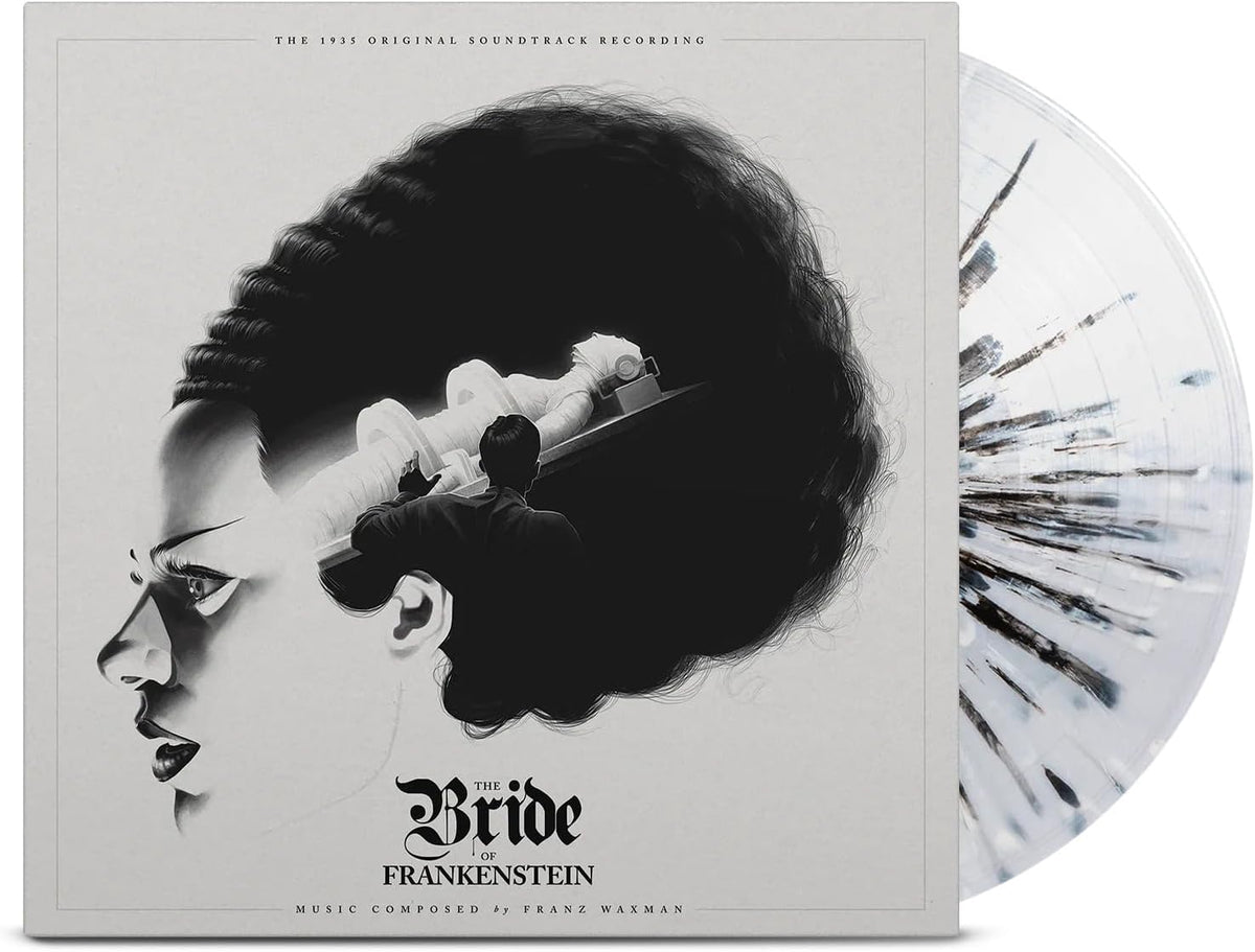 Bride of Frankenstein vinyl record cover featuring a stylized portrait.