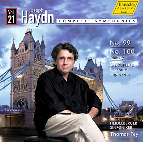CD cover: conductor Thomas Fey with Tower Bridge in the background.