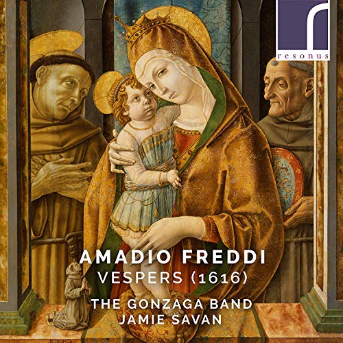 Renaissance painting of Madonna and Child, CD cover for Amadio Freddi’s Vespers.