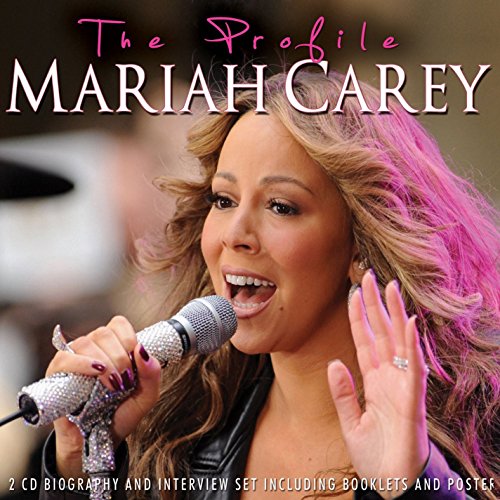 Mariah Carey singing into a microphone, album cover for "The Profile" 2CD set.