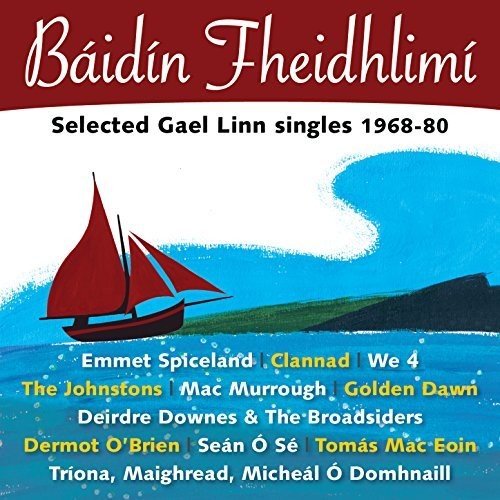 CD cover: red title text, sailboat illustration, and Irish artist names listed.