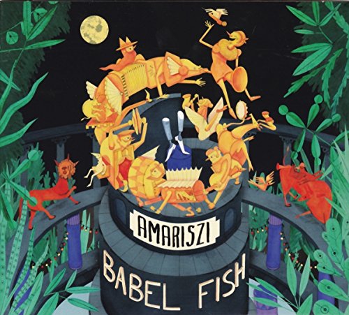 CD cover with whimsical illustration of animal-human hybrids and foliage.