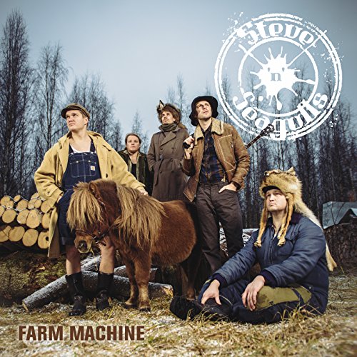 CD cover featuring a group in rural clothing with a pony.