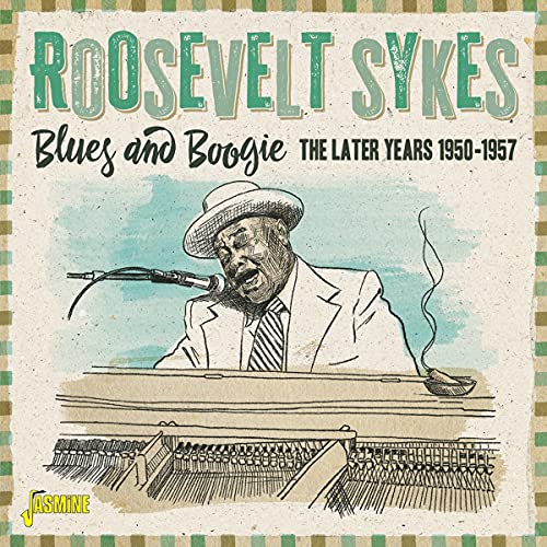 Roosevelt Sykes album cover featuring a portrait of the pianist singing.