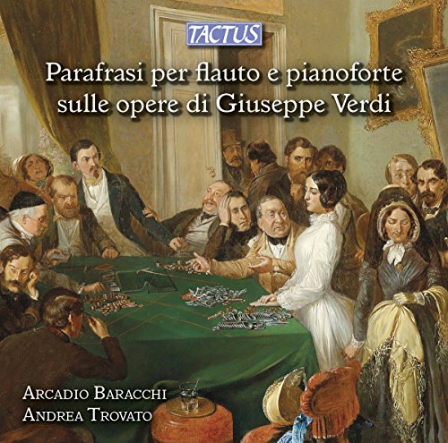 CD cover depicting a crowded 19th-century card game scene.