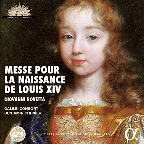 CD cover: portrait of a young boy, likely Louis XIV, with text details.