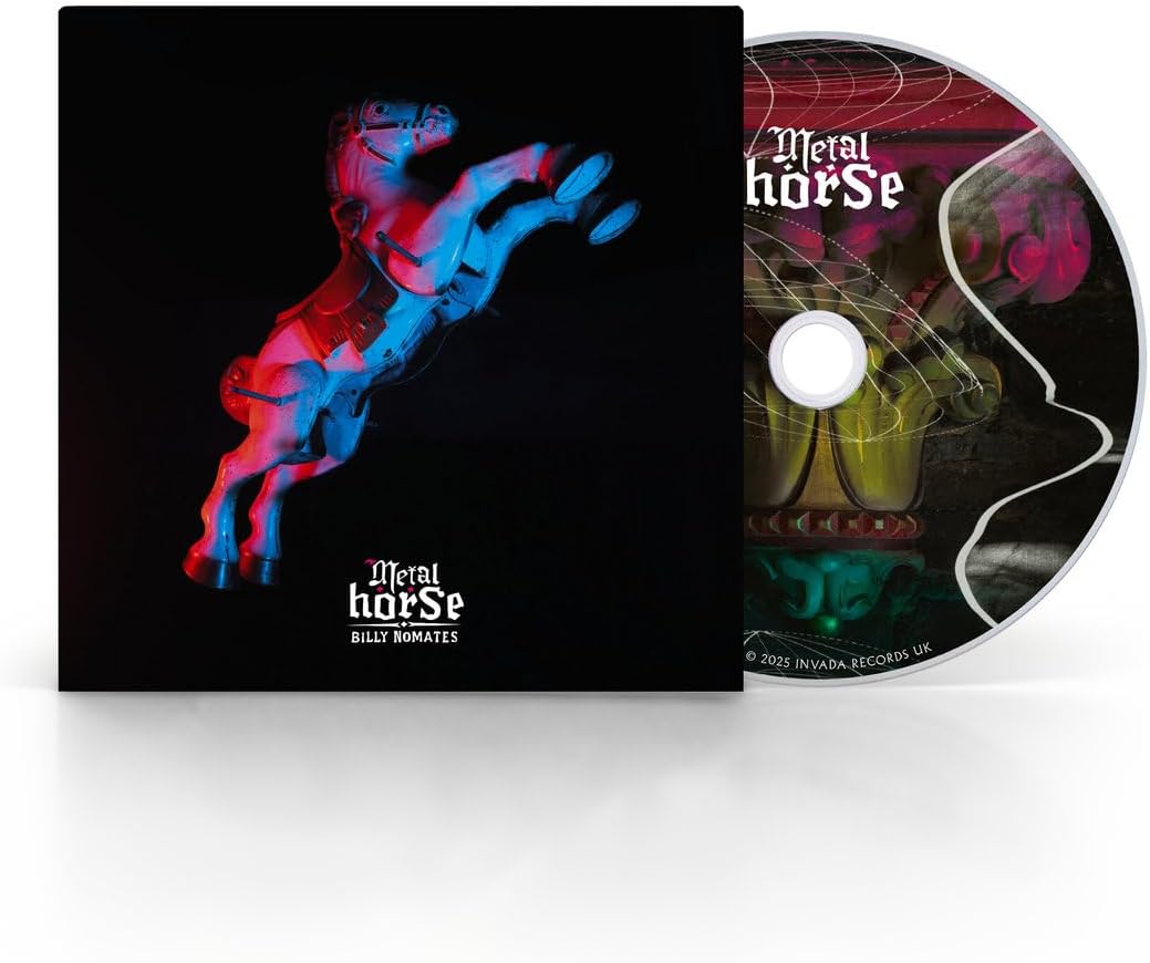 CD case for Billy Nomates’ “Metalhorse” album, featuring likely abstract cover art.