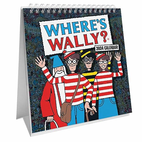 Where's Wally Easel Calendar 2024