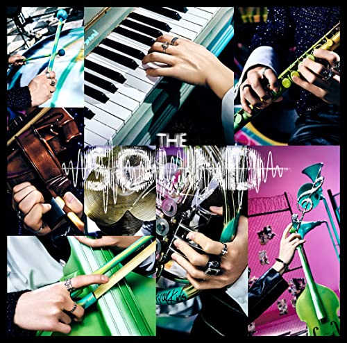 Stray Kids album cover featuring hands playing various musical instruments.