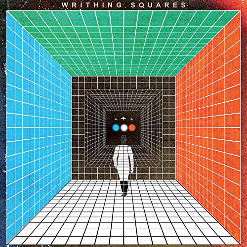 CD cover with abstract grid-lined room and a lone figure walking away.