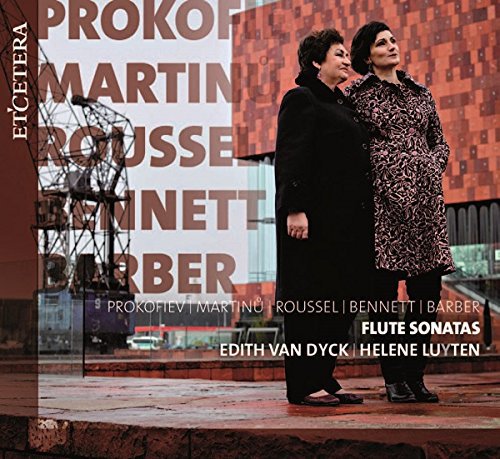 CD cover featuring two women and stacked composer names.