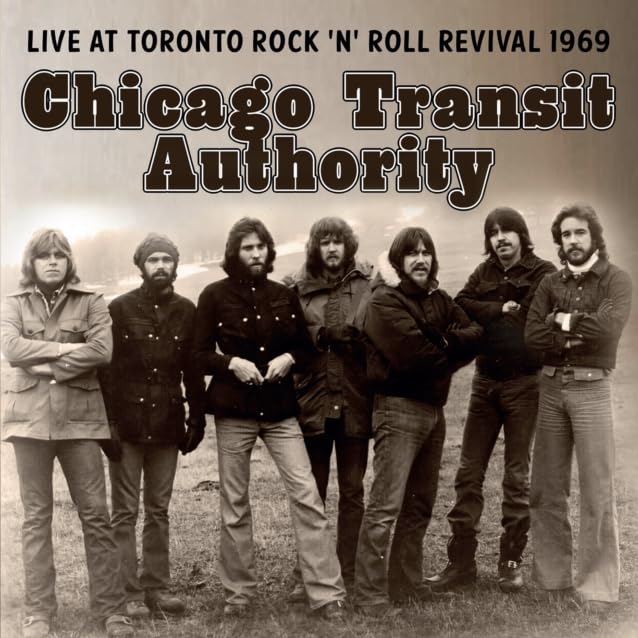 Chicago Transit Authority band portrait from 1969 album cover.