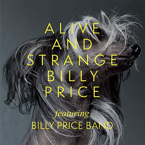 CD cover: a long-haired dog with album title "Alive and Strange".