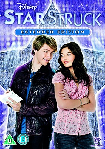 Starstruck" DVD cover featuring two young actors smiling, with a star background.