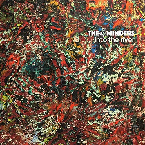 Vinyl record cover: abstract red and black paint with band name.