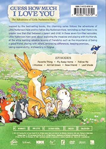 DVD cover for "Guess How Much I Love You" featuring Little Nutbrown Hare.