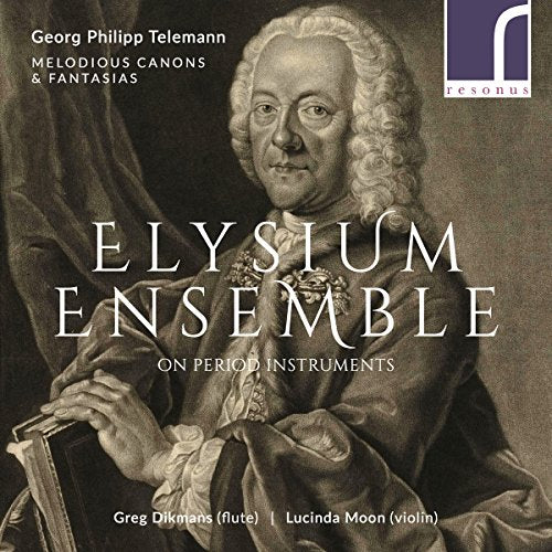 CD cover featuring a portrait of composer Georg Philipp Telemann.
