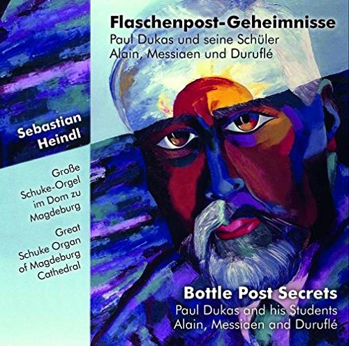 CD cover: abstract portrait with text, “Bottle Post Secrets” and artist name.