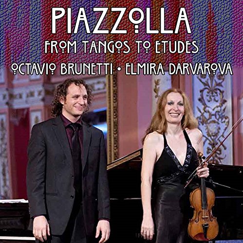 CD cover featuring musicians Octavio Brunetti and Elmira Darvarova.