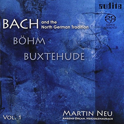 CD cover for "Bach and the North of Germany" by Martin Neu.