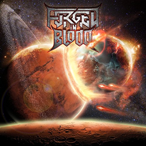 CD cover for “Forged In Blood” with space imagery and logo.