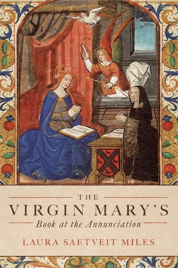 The Virgin Marys Book at the Annunciation: Reading