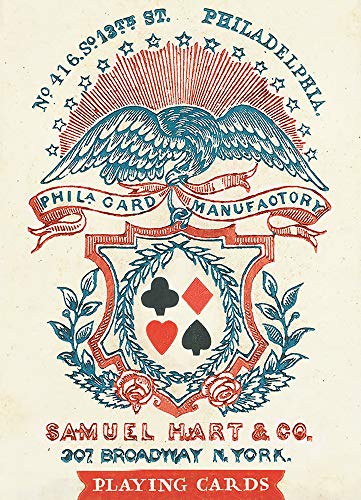 1858 Samuel Hart Poker Deck