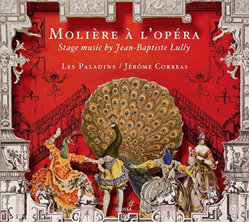 CD cover: Baroque figures and a peacock against a red, ornate backdrop.