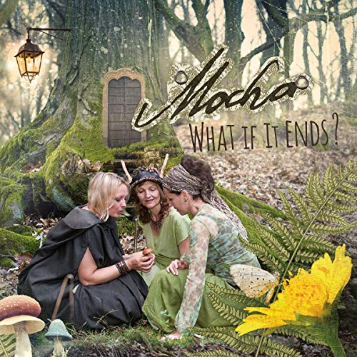 CD cover: three women in a forest setting with mushrooms and ferns.