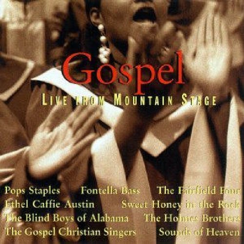 CD cover for “Gospel Live From Mountain Stage” featuring singers.