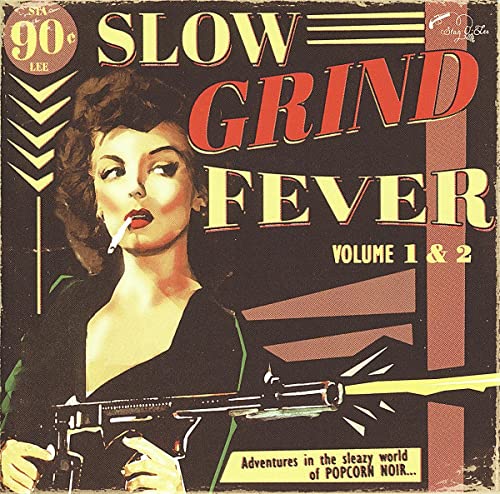 CD cover: vintage-style illustration of a woman with a cigarette and gun.