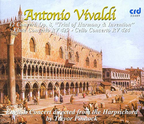 CD cover: Vivaldi concerti with a painting of St. Mark’s Square, Venice.