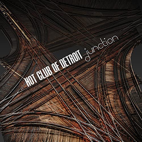 CD cover for Hot Club of Detroit’s “Junction” with highway imagery.