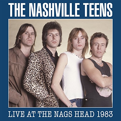 CD cover featuring four young men, The Nashville Teens, from 1983.